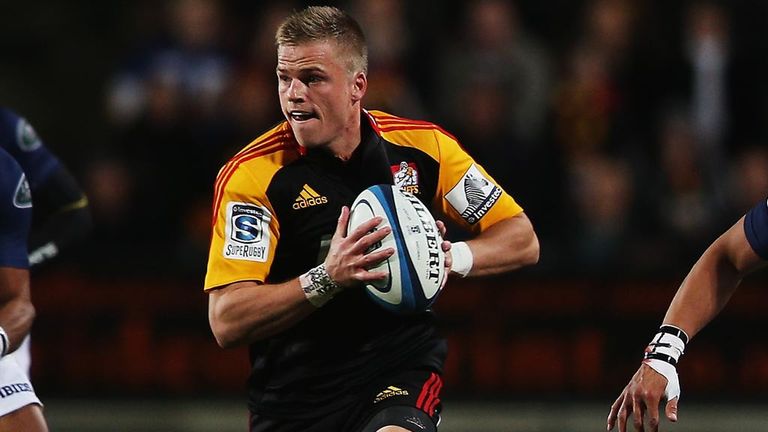 Gareth Anscombe in action for the Chiefs earlier this year