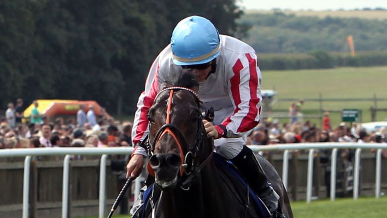 Slade Power ridden by Wayne Lordan wins Darley July Cup during the Darley July Cup Day of the July Festival at Newmarket Racecourse. PRESS ASSOCIATION Phot