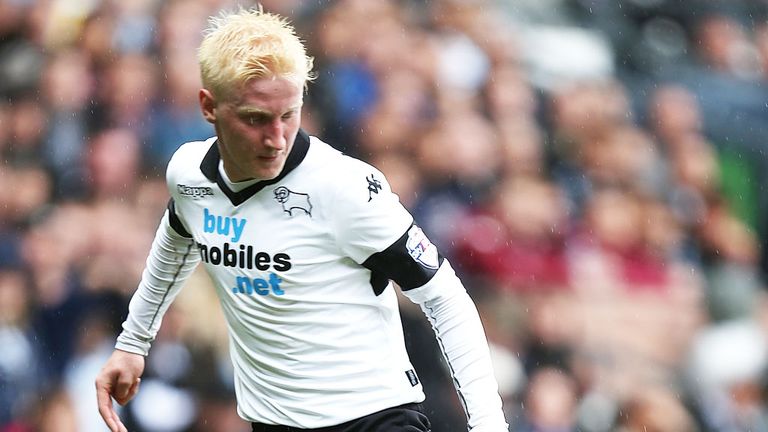 Will Hughes: Derby midfielder has signed a new contract with the club