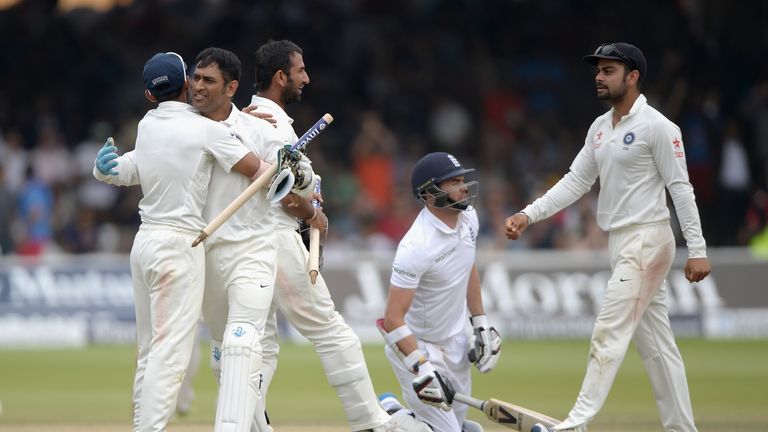 India earned their second victory at Lord's in 17 visits