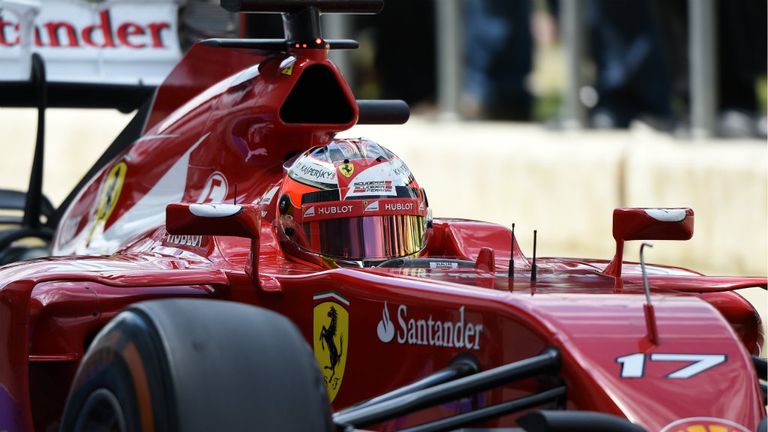 Jules Bianchi was back testing for Ferrari