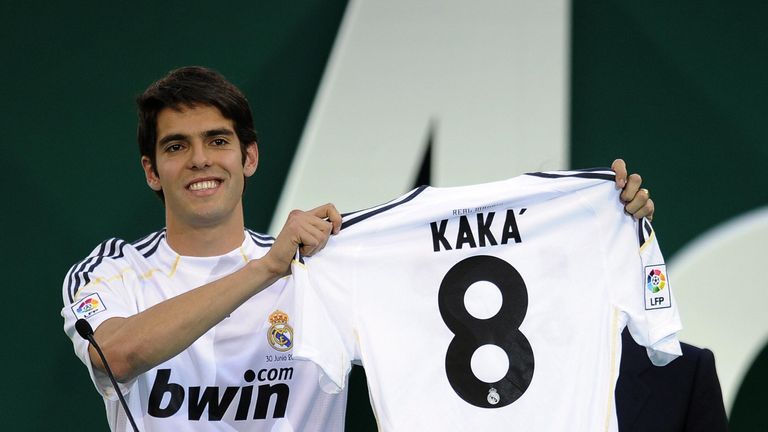 A star at AC MILAN, KAKA became the then-2nd most costly player ever when REAL MADRID paid £50m for him. He lasted 4 underwhelming years before returning.