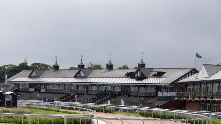 A general view of the racecourse during Stobo Castle Ladies Day at Musselburgh Racecourse, East Lothian.