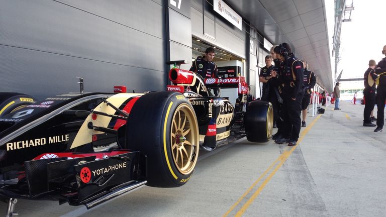 The Lotus on concept Pirelli 18 inch tyres