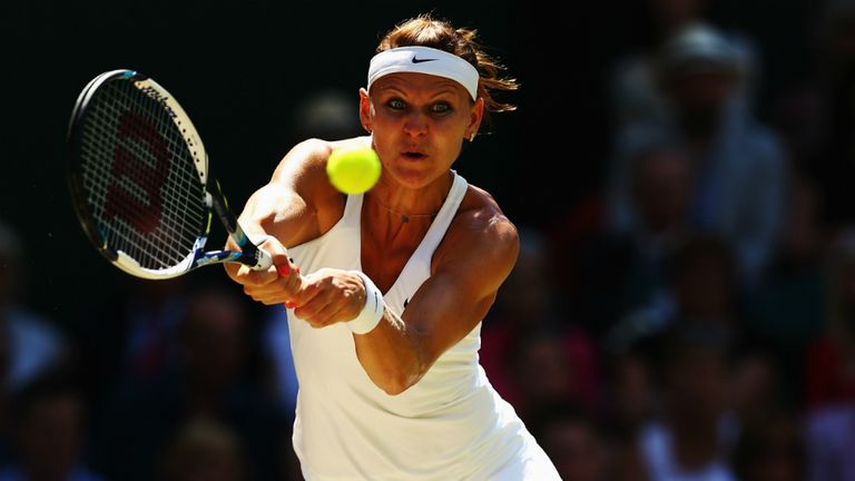 In her first Grand Slam semi-final, Safarova held her own to force a first set tie-break