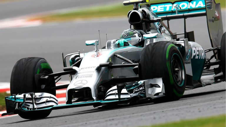 Nico Rosberg at Silverstone