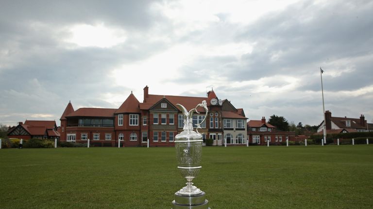The Open Championship trophy