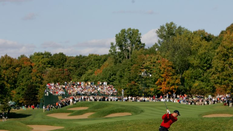 Stewart Cink plays Royal Montreal GC during the Presidents Cup in 2007
