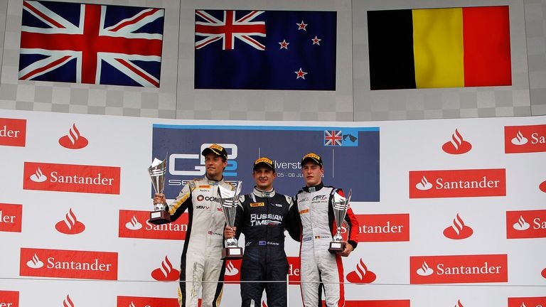 The Feature Race podium (GP2 Series Media)