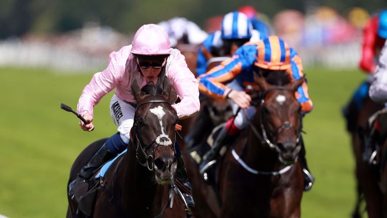 The Fugue ridden by William Buick on their way to victory in the Prince of Wales´s Stakes during Day Two of the 2014 Royal Ascot Meeting at Ascot Rac