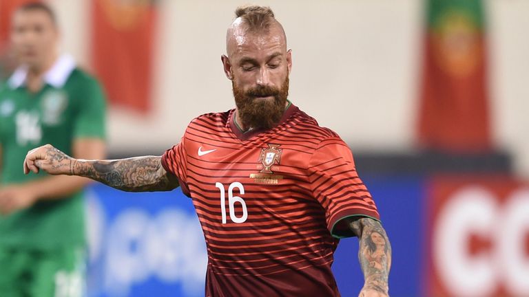 Raul Meireles of Portugal during a friendly match between Portugal and Ireland June 10, 2014 at Met Life Stadium in East Rutherford, New Jersey