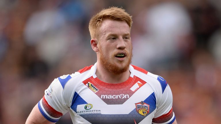 Chris Riley: Wakefield Wildcats winger scored a first-half try against Salford