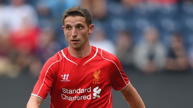 Joe Allen of Liverpool in action during the pre season friendly match between Preston North End and Liverpool