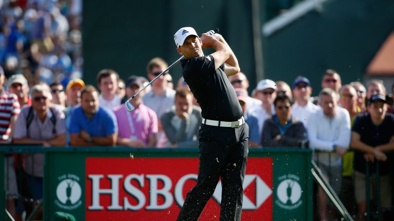 Sergio Garcia: Shot a four-under-par 68 on the first day of the Open Championship