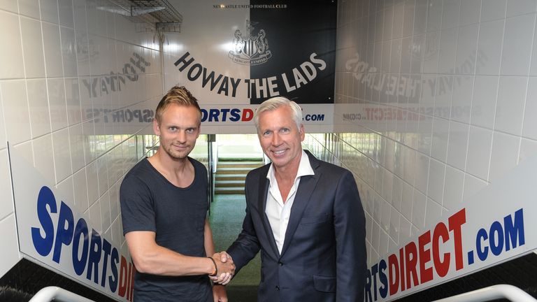 Siem de Jong and Alan Pardew, Newcastle United transfer