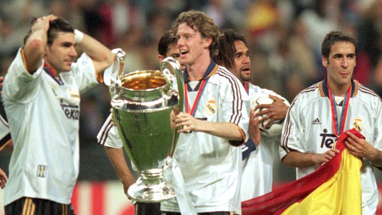 A trailblazer for British players going abroad, STEVE MCMANAMAN won 2 Champions Leagues and 2 La Liga titles after joining REAL MADRID from LIVERPOOL.