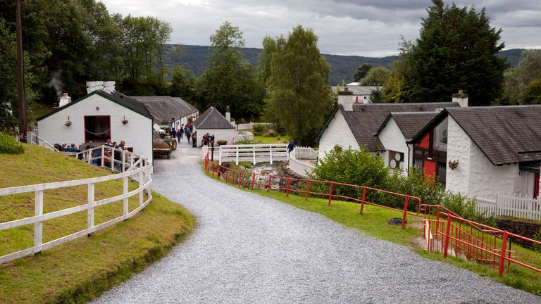 Edradour Whisky Distillery, by Pitlochry, Perthshire.