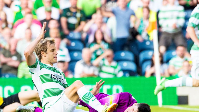 Teemu Pukki: Celtic striker scores his second goal against KR Reykjavic