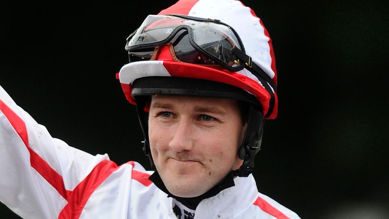 YORK, ENGLAND - AUGUST 24:  Tom Queally riding Tiger Cliff win The Betfred Ebor at York racecourse on August 24, 2013 in York, England. (Photo by Alan Crow
