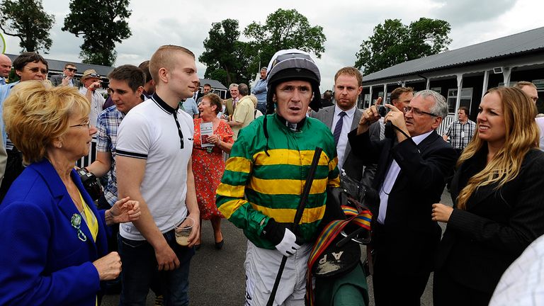 Tony McCoy after riding On The Record