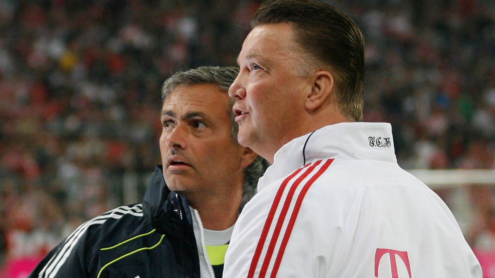 Manchester United's Louis Van Gaal plays down influence on Jose