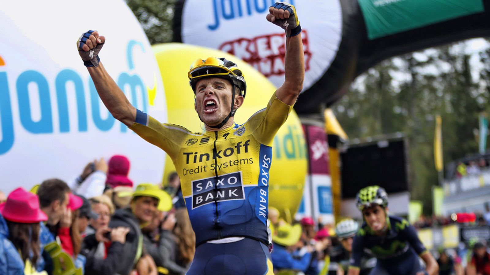 Tour of Poland Rafal Majka wins stage six to take yellow jersey