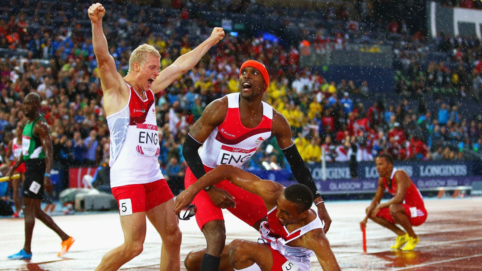 Commonwealth Games England win gold in 4x400 metres relay after