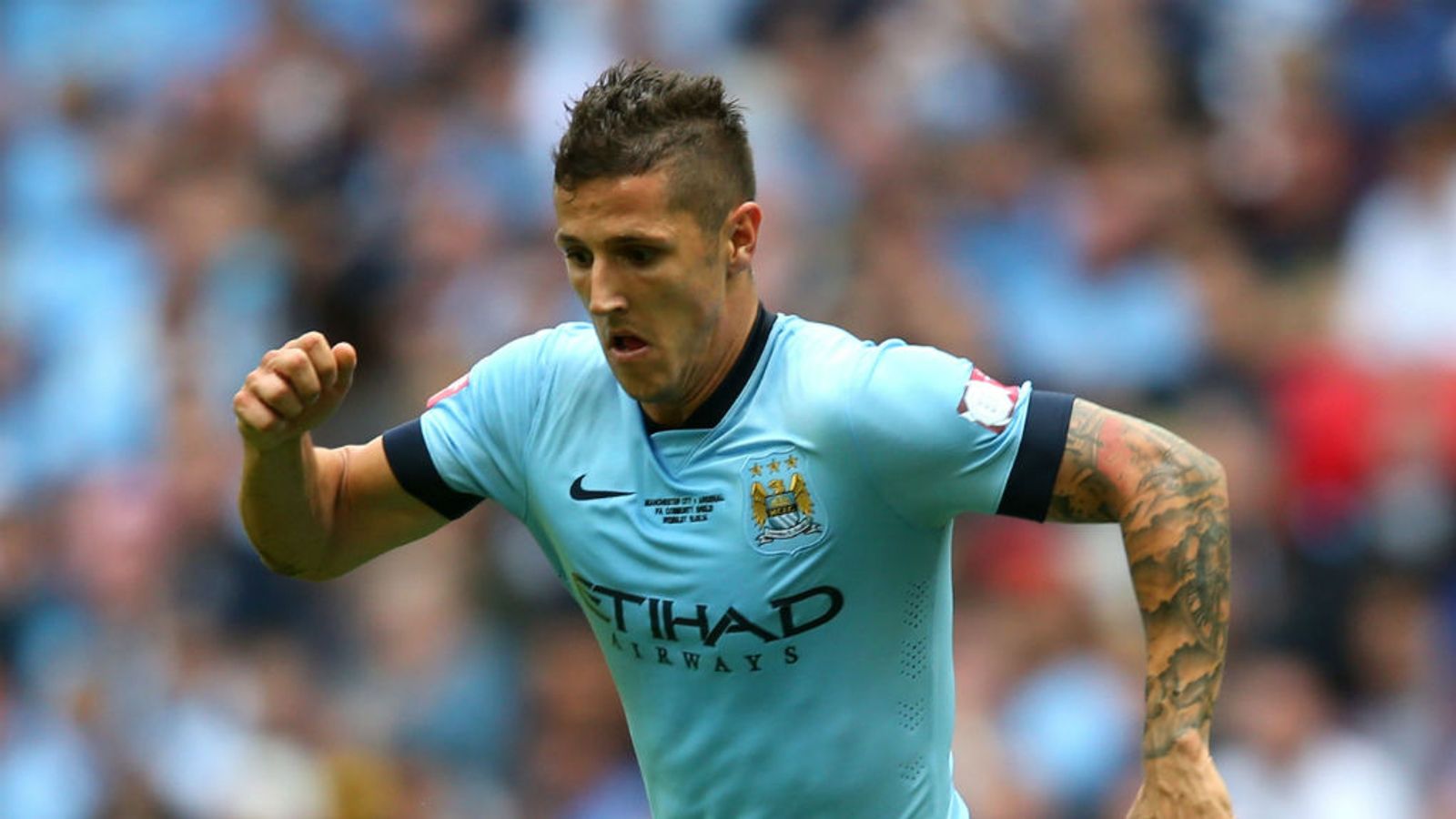 Transfer news: Stevan Jovetic happy at Manchester City | Football News ...