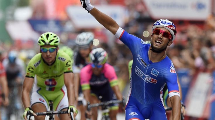 Nacer Bouhanni, Vuelta a Espana 2014, stage eight