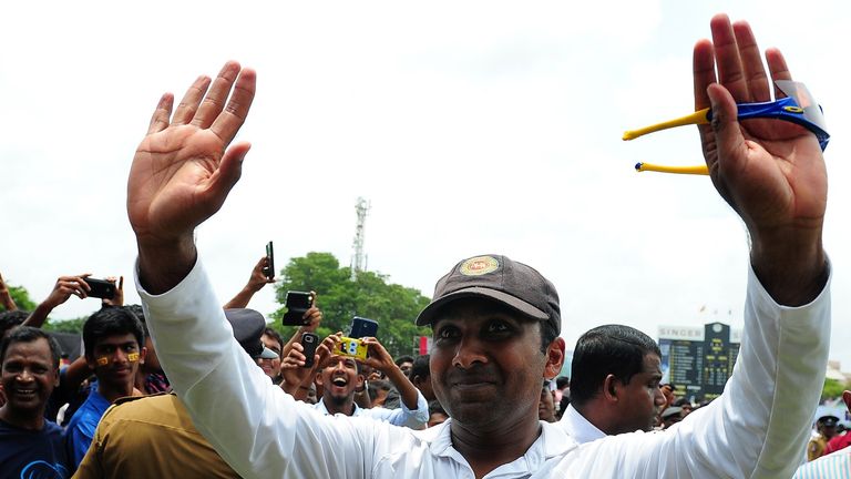 Mahela Jayawardene: Retired from Test cricket after the series victory over Pakistan