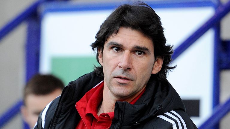 Middlesbrough manager Aitor Karanka 