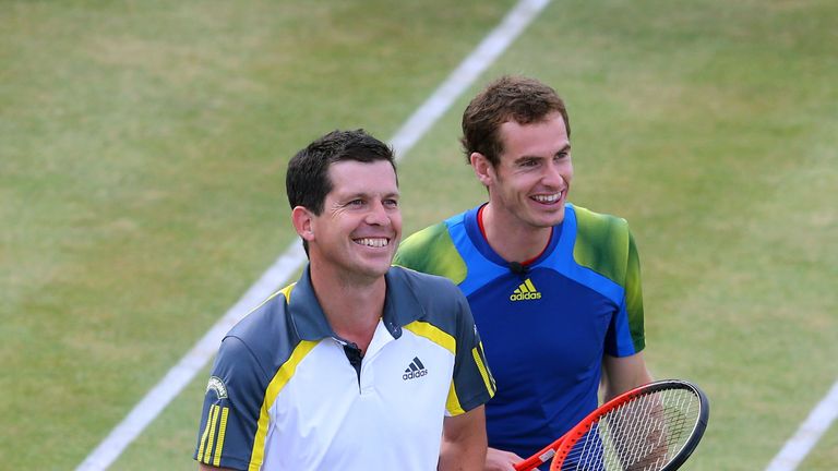 Tim Henman and Andy Murray. June 2013