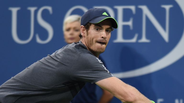 Andy Murray during the US Open 2014 