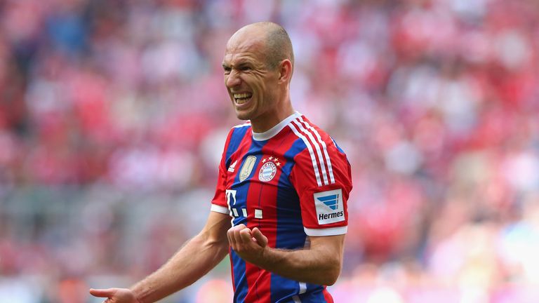 Arjen Robben of FC Bayern Munich