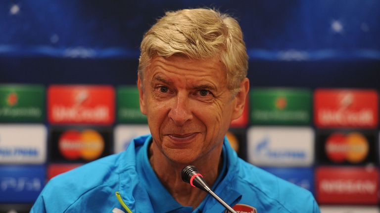 Arsene Wenger, pre-match press conference, Besiktas v Arsenal, Istanbul, Champions League