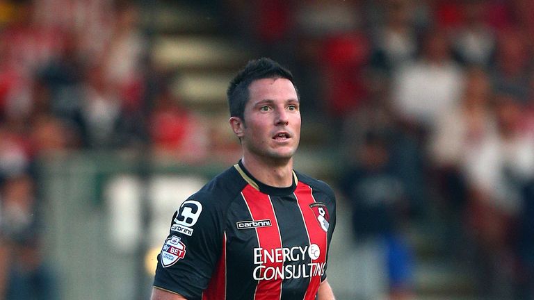 Yann Kermorgant of Bournemouth during the Pre Season Friendly match between AFC Bournemouth and Southampton 