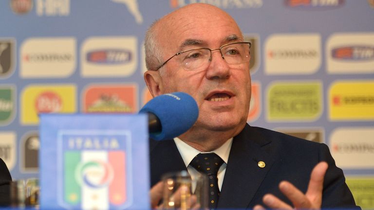 President of the Italian football federation (FIGC) Carlo Tavecchio
