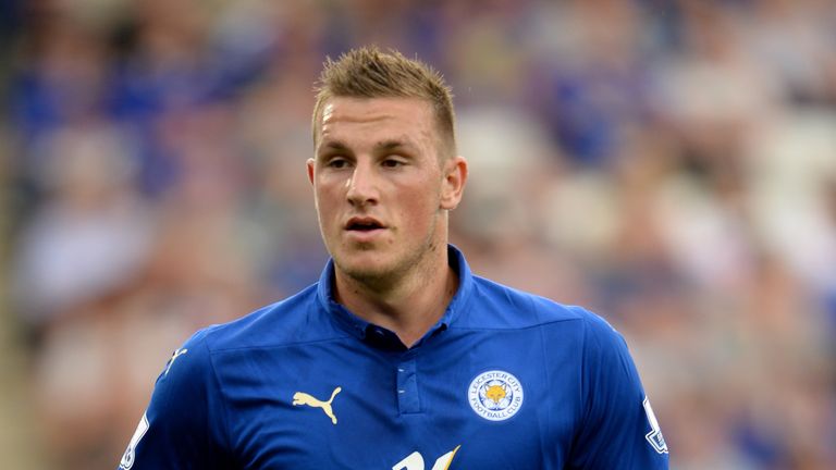 LEICESTER, ENGLAND - AUGUST 09:  Chris Wood of Leicester City in action during the pre season friendly match between Leicester City and Werder Bremen