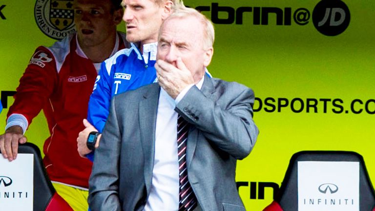 Tommy Craig: St Mirren boss has still to see his team score in the league this season