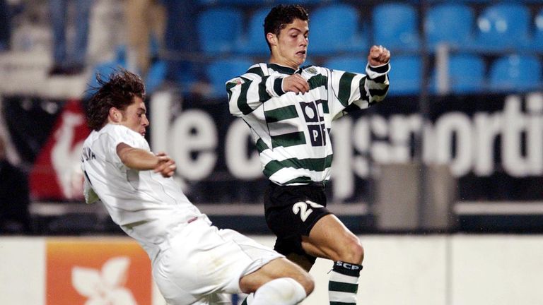 CRISTIANO RONALDO TO LIVERPOOL: Gerard Houllier nearly snapped up the Sporting Lisbon winger before United in 2003, but the fee provided a stumbling block.