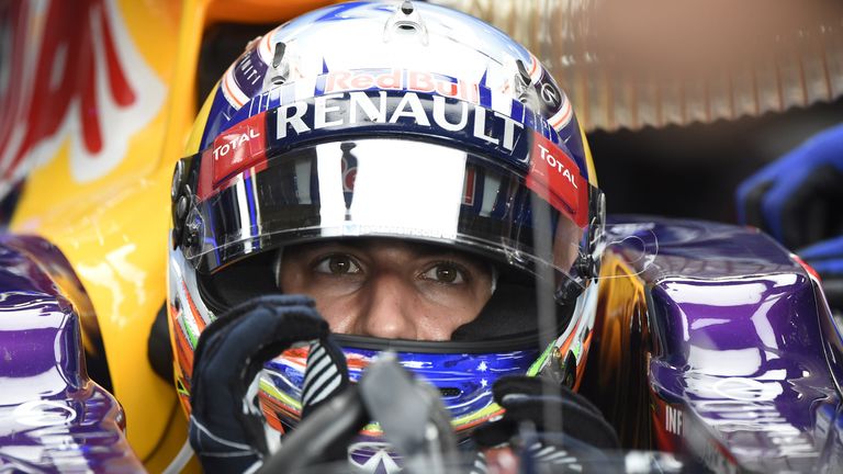 Daniel Ricciardo in the Red Bull
