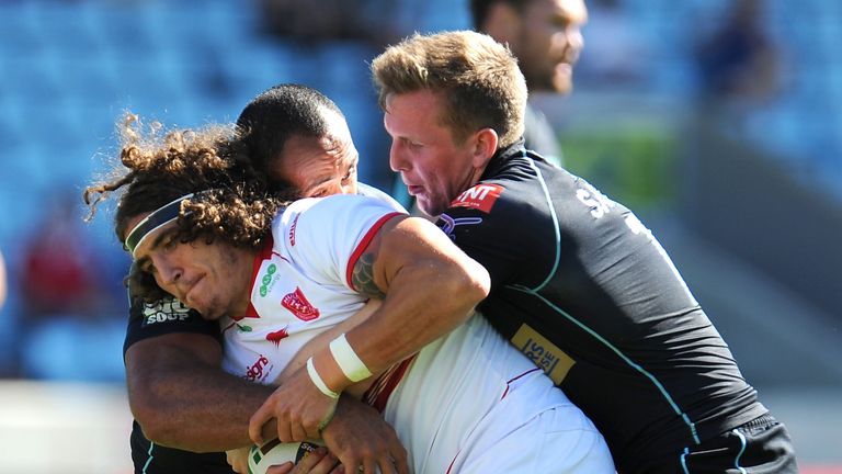Dave Peterson during his days with Hull KR