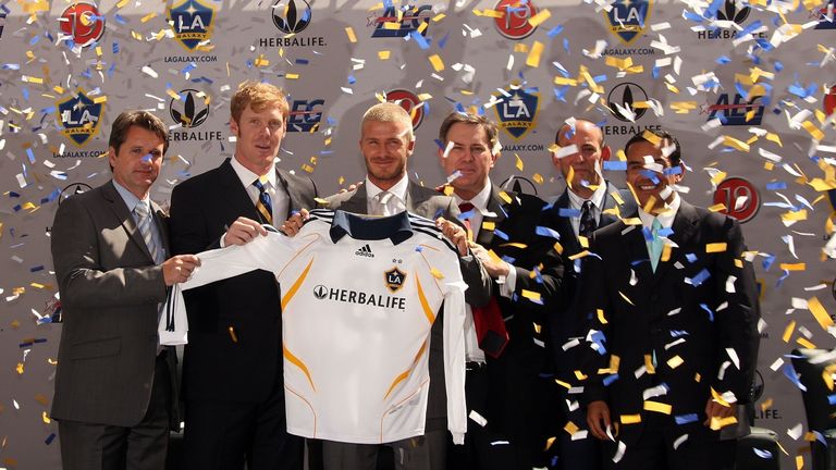 David Beckham to LA Galaxy, 2007 - The original MLS star import, the world's most famous player joining the burgeoning league transformed U.S 'soccer'