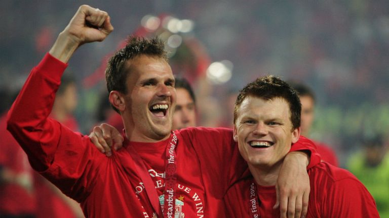 Dietmar Hamann John Arne Riise Liverpool