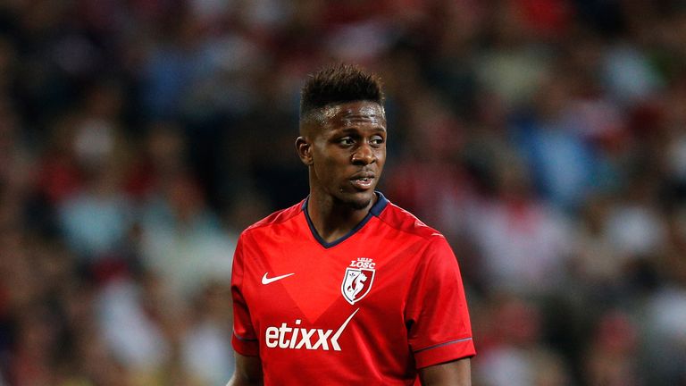 Divock Origi of Lille looks on during the UEFA Champions League third qualifying round 2nd leg match between LOSC Lille and Grasshopper Club