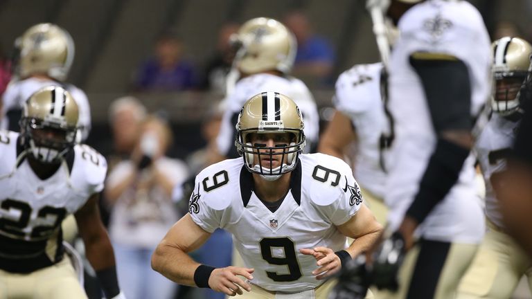 Drew Brees of the New Orleans Saints 