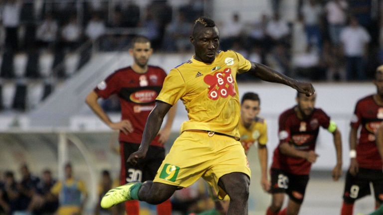 JS Kabylie striker Albert Ebosse died after being hit by an object thrown from the stands