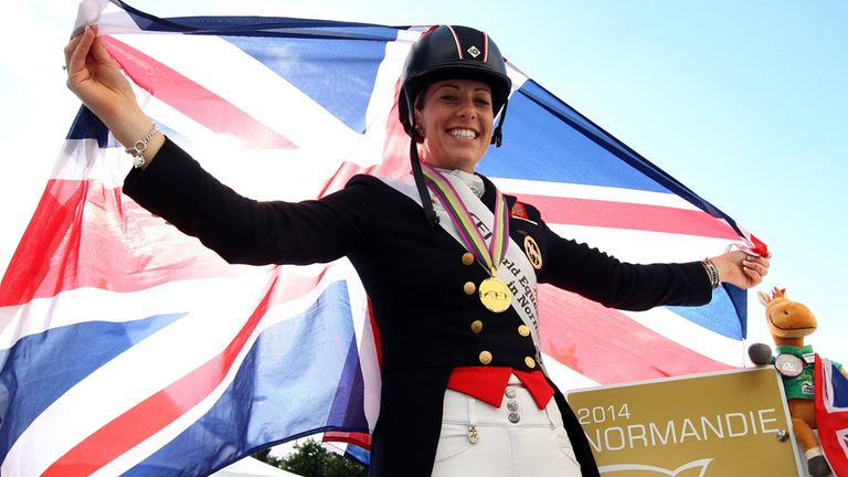 Charlotte Dujardin: Dressage star is 2014's top sportswoman