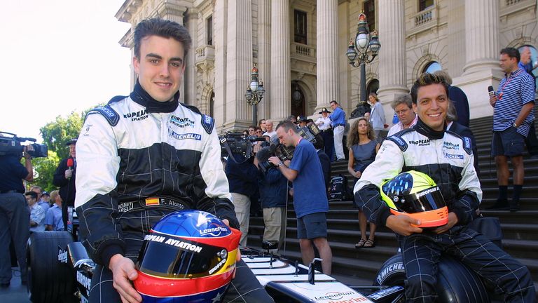 Fernando Alonso was 19 when he made his debut in 2001