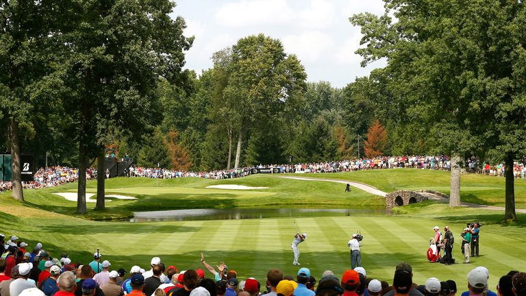 Stage set: Firestone Country Club provided the perfect backdrop for a final day showdown